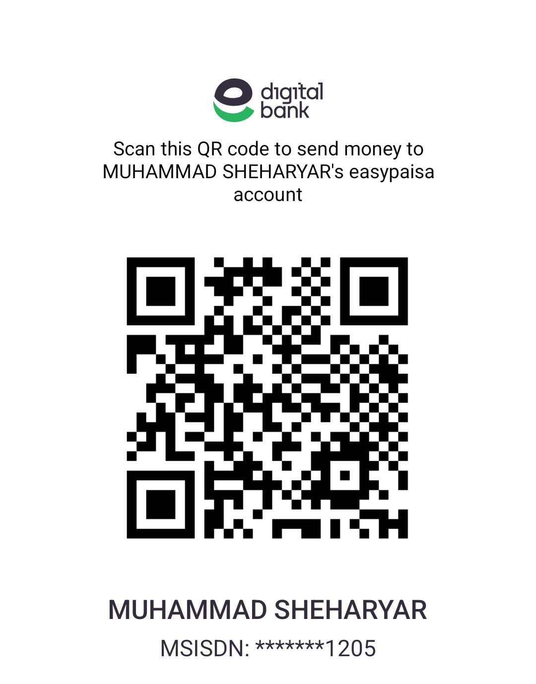 Easypaisa QR Code